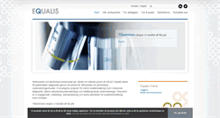 Desktop Screenshot of equalis.se